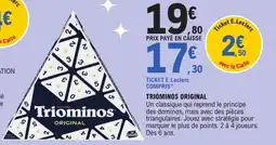 E.Leclerc Triominos original offre