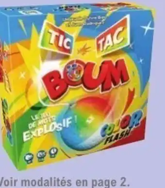E.Leclerc Tic tac boum color flash offre