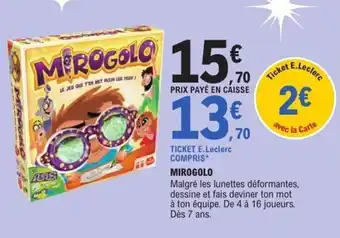 E.Leclerc Mirogolo offre