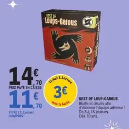E.Leclerc Best of loup garous offre