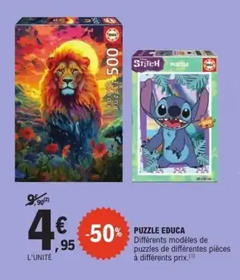E.Leclerc Puzzle educa offre
