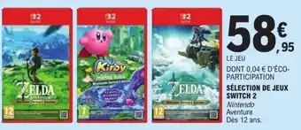 E.Leclerc Sélection de jeux switch 2 offre