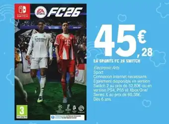 E.Leclerc Ea sports fc 26 switch offre