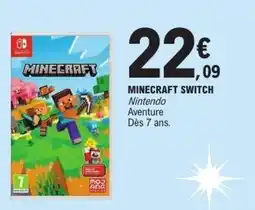 E.Leclerc Minecraft switch offre