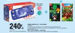 E.Leclerc Console switch lite + 1 jeu au choix offre