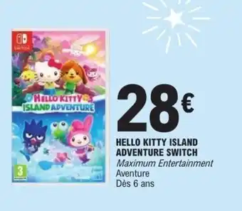 E.Leclerc Hello kitty island adventure switch offre