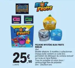 E.Leclerc Peluche mystère blox fruits roblox offre