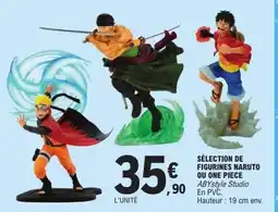 E.Leclerc Sélection de figurines naruto ou one piece offre