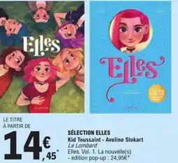 E.Leclerc Sélection elles kid toussaint aveline stokart offre