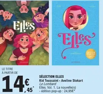 E.Leclerc Sélection elles kid toussaint aveline stokart offre