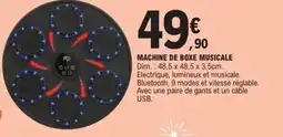 E.Leclerc Machine de boxe musicale offre