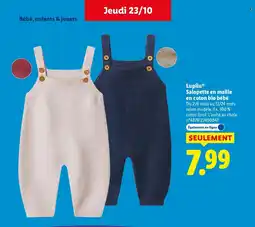 Lidl Lupilu salopette en maille offre