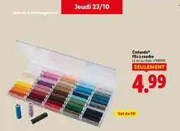 Lidl Crelando fils à coudre offre