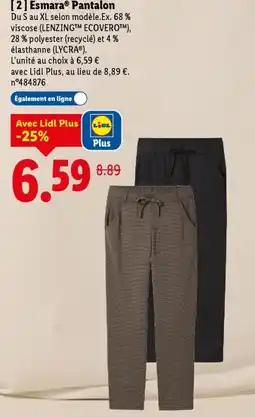 Lidl Esmara pantalon offre