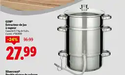 Lidl Gsw extracteur de jus à vapeur offre