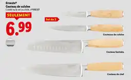 Lidl Ernesto couteau de cuisine offre