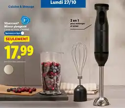 Lidl Silvercrest mixeur plongeant offre