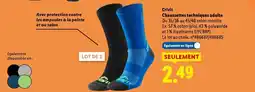 Lidl Crivit chaussettes techniques adulte offre