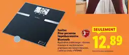 Lidl Sanitas pèse-personne impédancemètre bluetooth offre