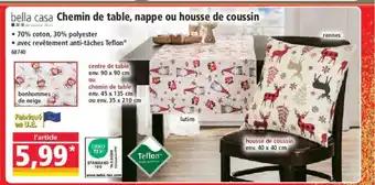 BELLA CASA Chemin de table, nappe ou housse de coussin