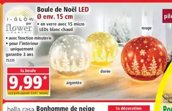 Norma I-GLOW Boule de Noël LED offre