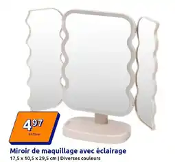 Action Miroir de maquillage avec éclairage offre