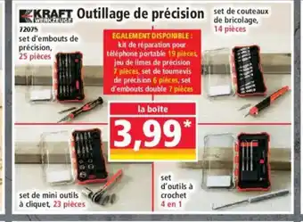 Norma KRAFT Outillage de précision offre