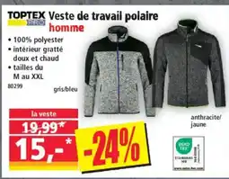 Norma TOPTEX Veste de travail polaire offre