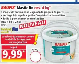 Norma BAUFIX Mastic fin offre