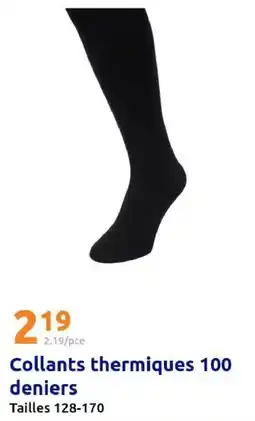 Action Collants thermiques 100 deniers offre