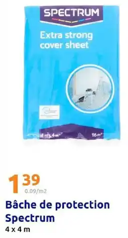 Action Bâche de protection Spectrum offre