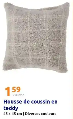 Action Housse de coussin en teddy offre