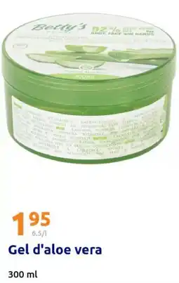 Action Gel d'aloe vera offre