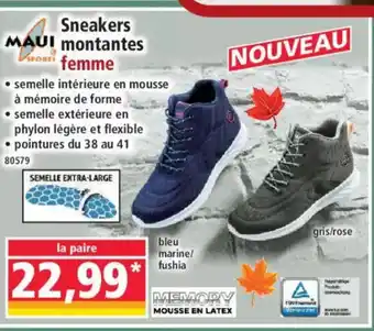 Norma MAUI Sneakers montantes femme offre