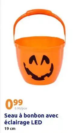 Action Seau à bonbon avec éclairage led offre