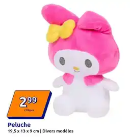 Action Peluche offre