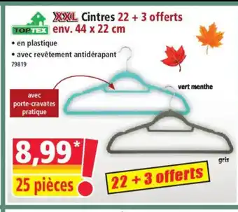 Norma TOPTEX XXL Cintres offre
