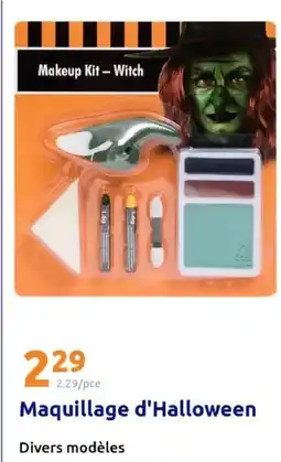Action Maquillage d'halloween offre