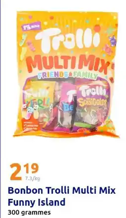 Action Bonbon trolli multi mix funny island offre