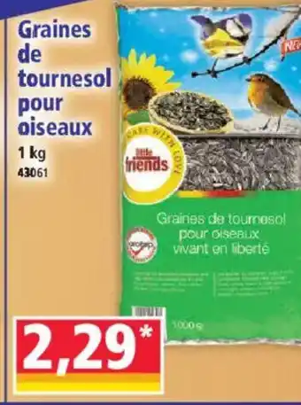Norma Graines de tournesol pour oiseaux offre