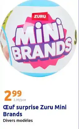Action Œuf surprise zuru mini brands offre