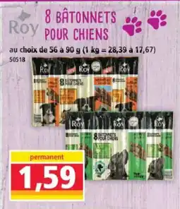 Norma ROY 8 batonnets pour chiens offre