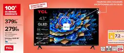 Carrefour Téléviseur qled 4k offre
