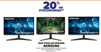 Carrefour SUR TOUS LES ÉCRANS SAMSUNG offre