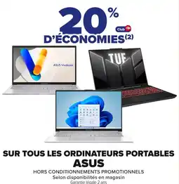 Carrefour SUR TOUS LES ORDINATEURS PORTABLES ASUS offre