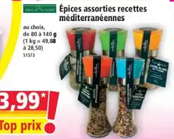 Norma Épices assorties recettes méditerranéennes offre