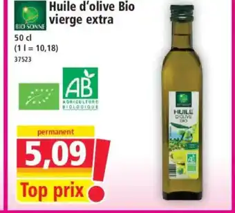 Norma BIO SONNE Huile d'olive Bio vierge extra offre