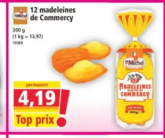 Norma ST MICHEL 12 madeleines de Commercy offre