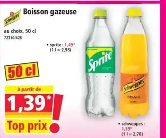 Norma SCHWEPPES Boisson gazeuse offre