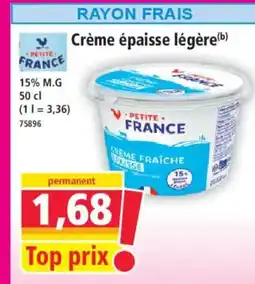 Norma PETITE FRANCE Crème épaisse légère offre